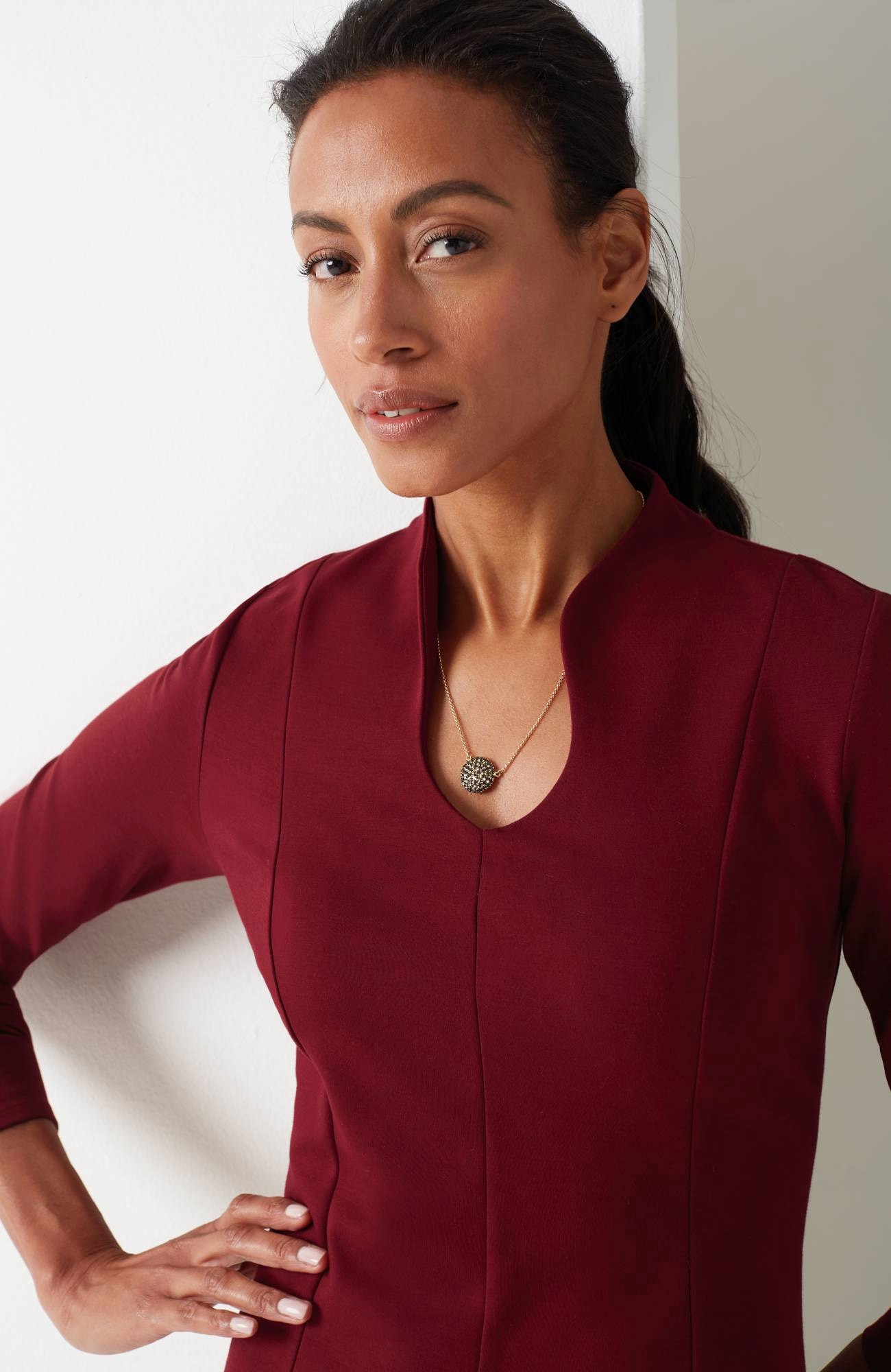 wearever double-face jersey dress