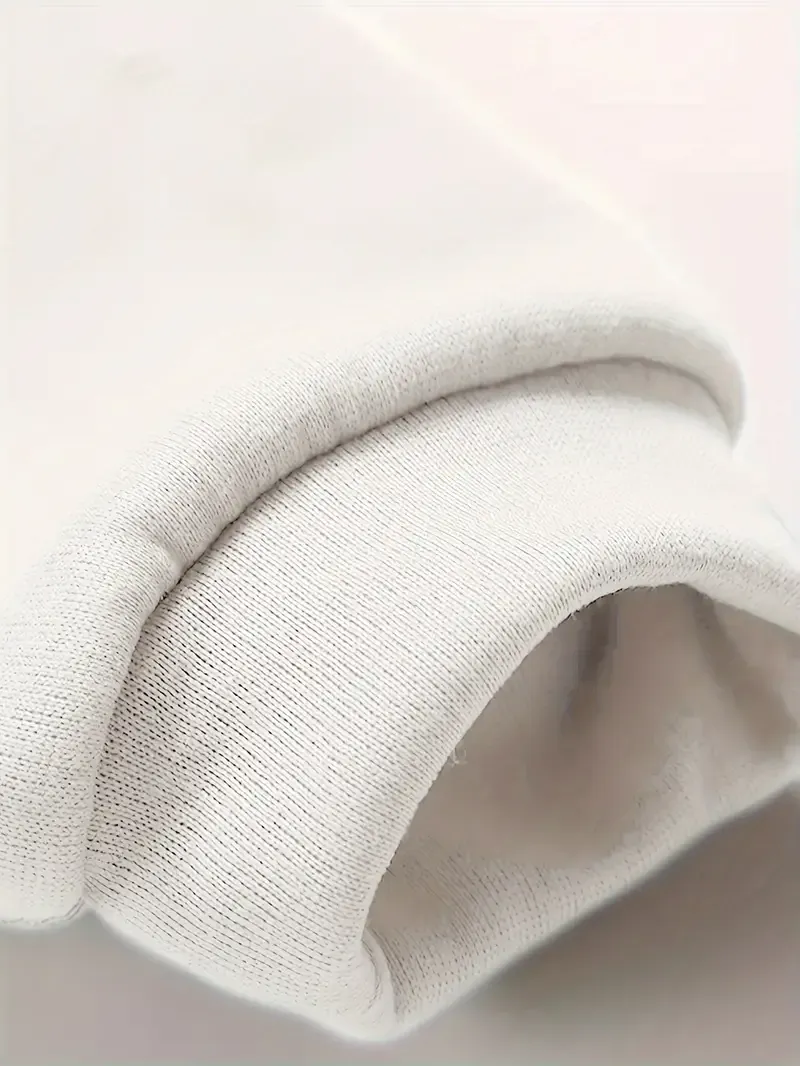 Two-Piece Solid Color Casual Outfit - High Neck Zip Front Long Sleeve Sweatshirt & Elastic Waist Pants