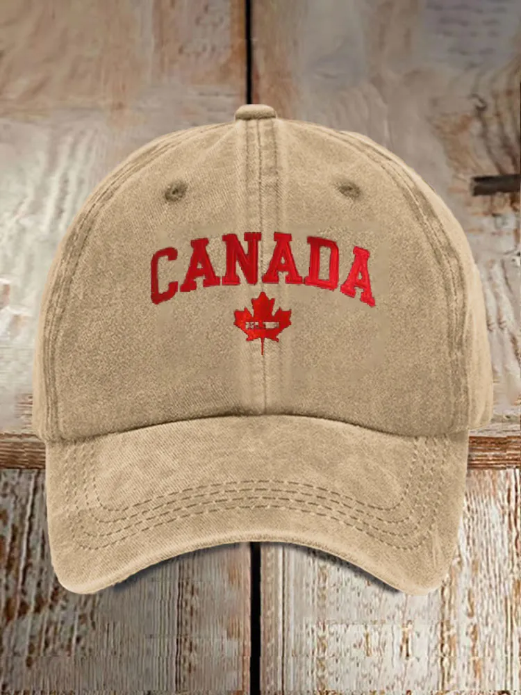 Unisex Canada 1867 Print Baseball Cap