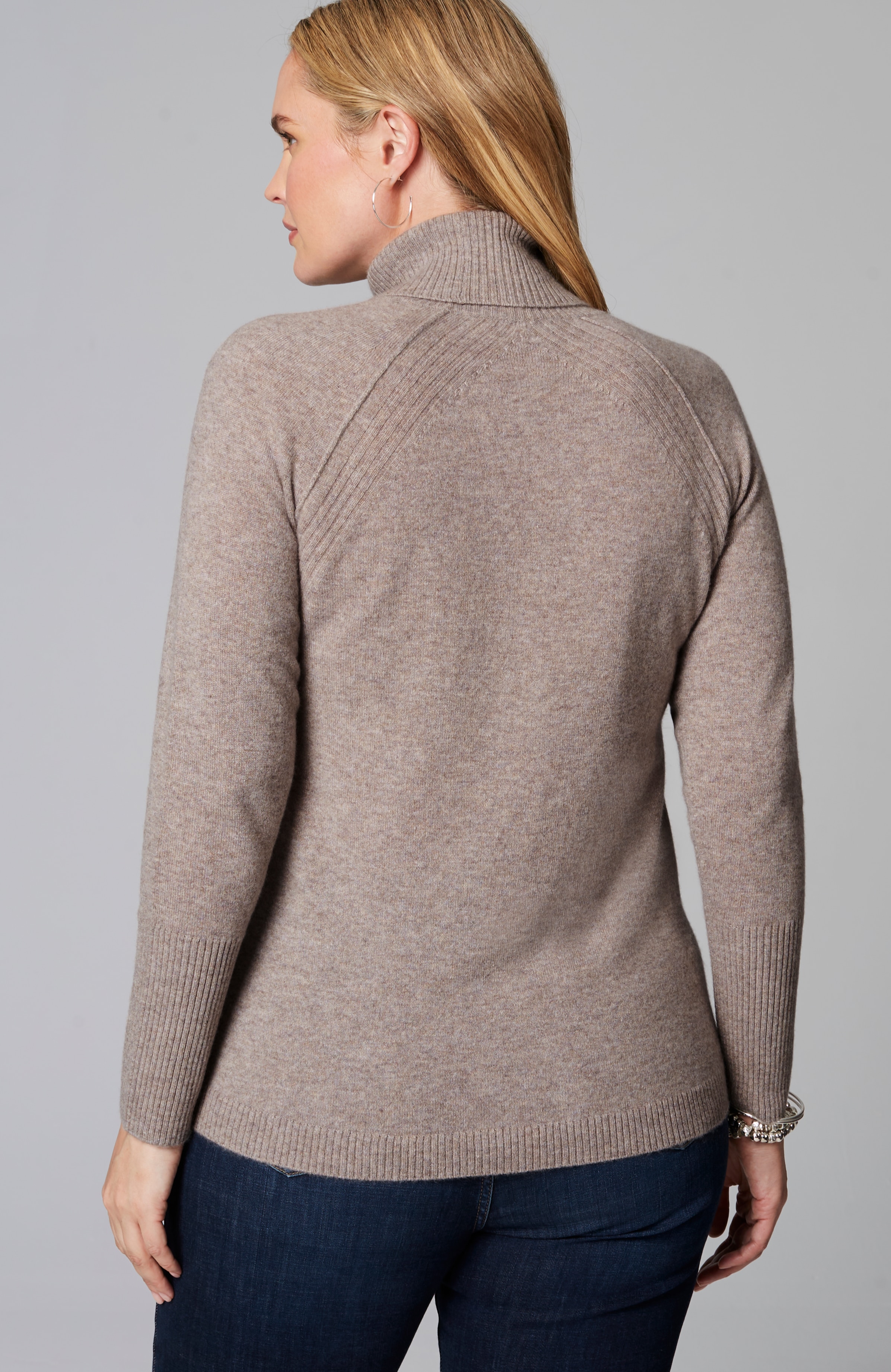 Cashmere Cowl-Neck Sweater