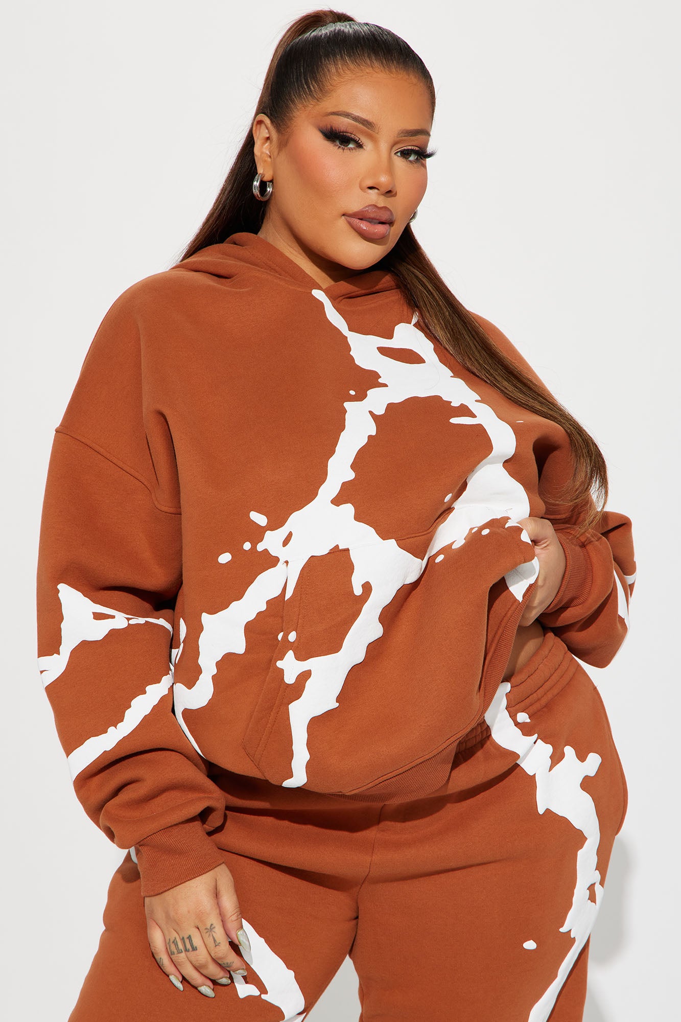 New Direction Sweatsuit - Rust