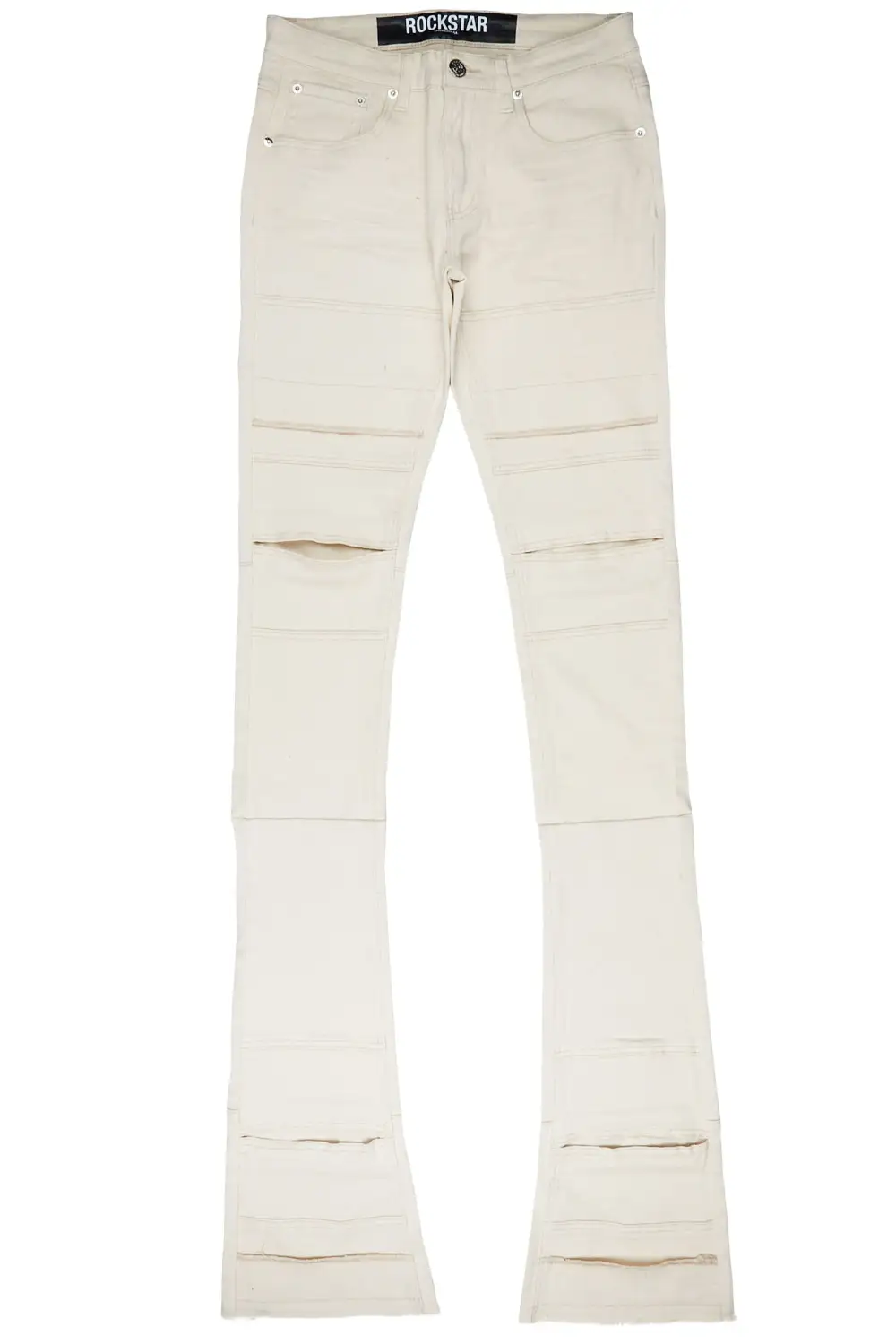 Cedar Sand Super Stacked Flare Jean