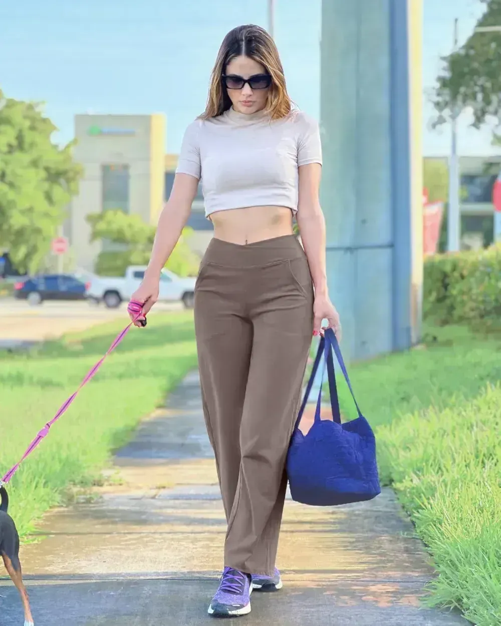 G4Free Wide Leg Pants for Women Loose Yoga Pants with Pockets Petite/Regular/Tall Stretch Casual Lounge Pants