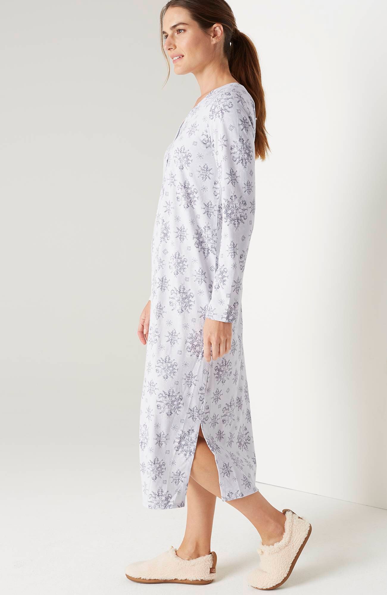 sleep ultrasoft long sleeve gown