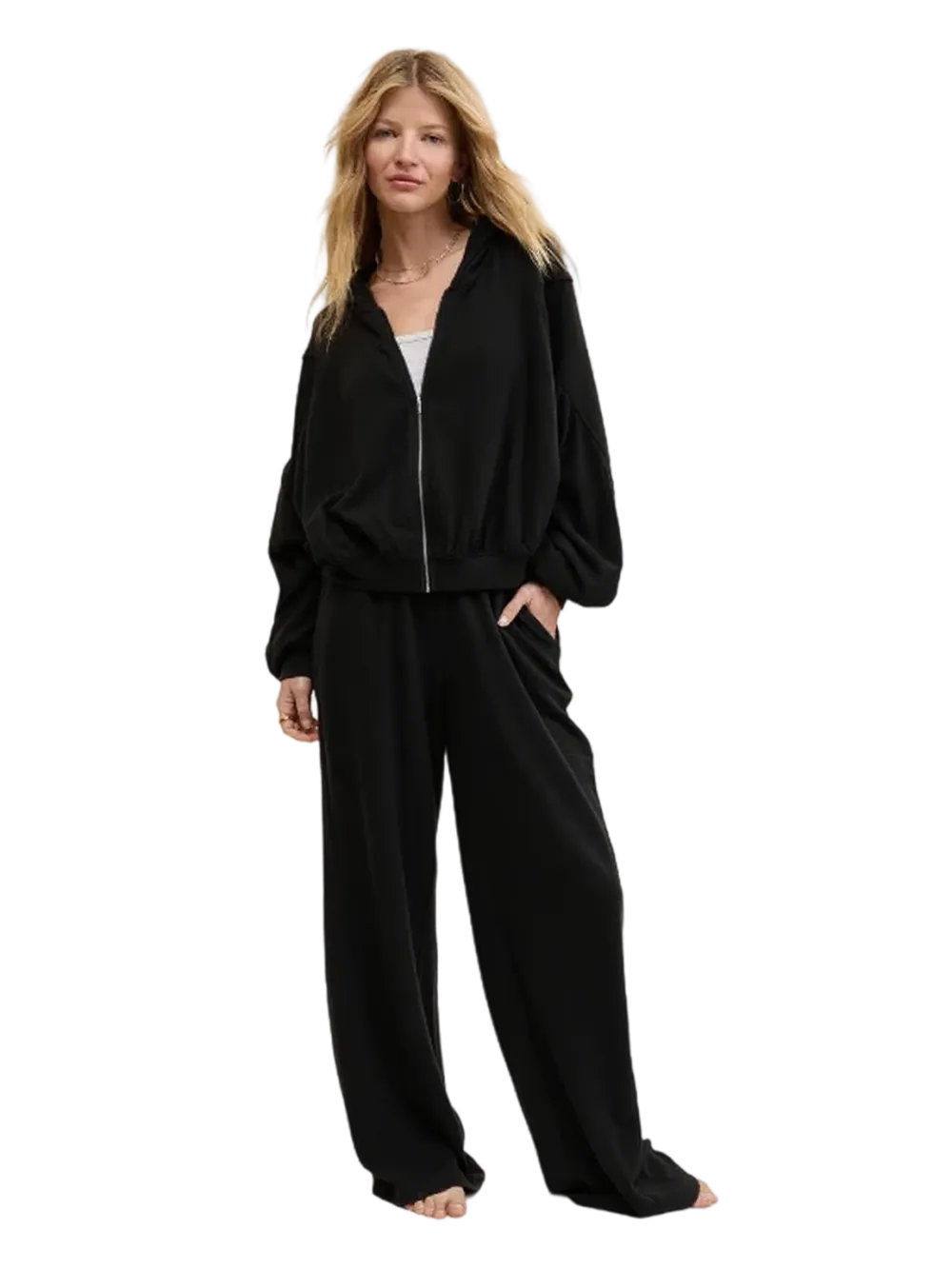 Women's 2-Piece Set: Soft Life Full Zip Sweatshirt & Soft Life Trouser