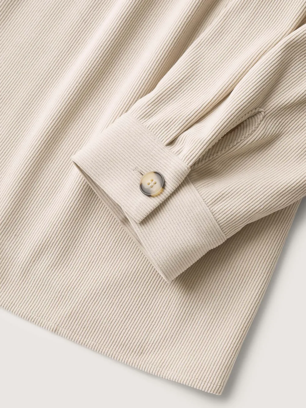 Corduroy Cinched-Flared Waist Jacket