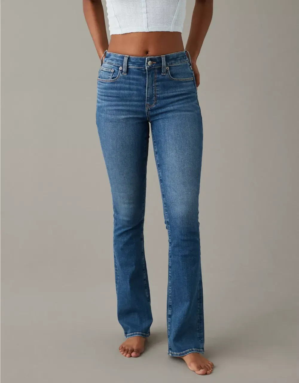 Mom Jeans Next Level High-Waisted Skinny Kick Jean