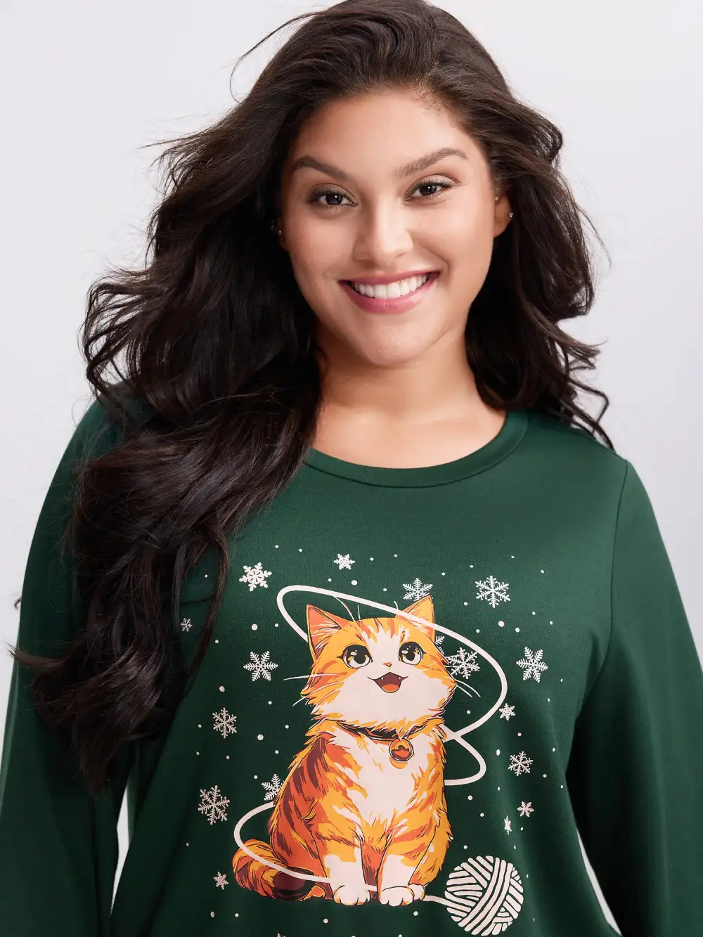 Solar Cat Stretchy Sweatshirt