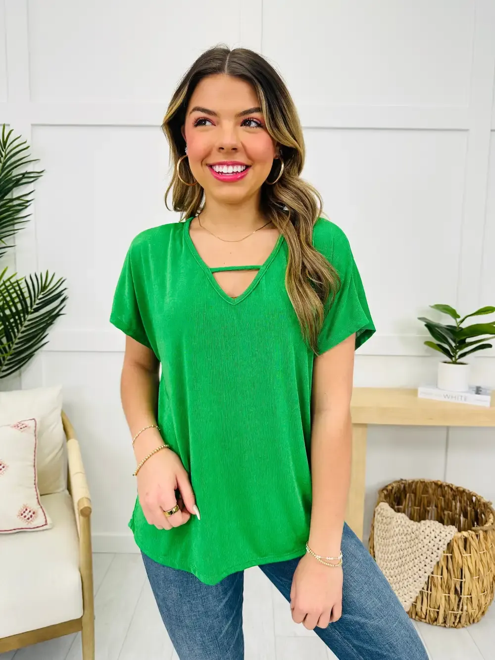 Cut To Perfection Top- Multiple Colors!