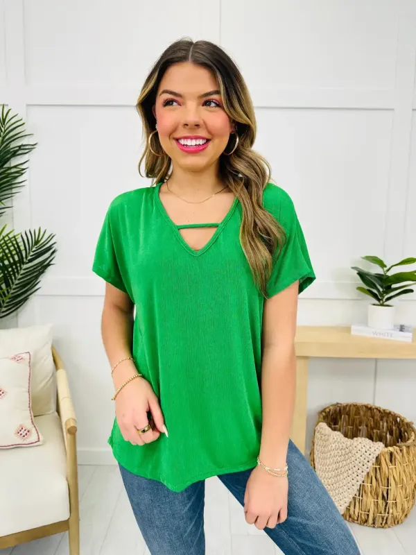 Cut To Perfection Top- Multiple Colors!