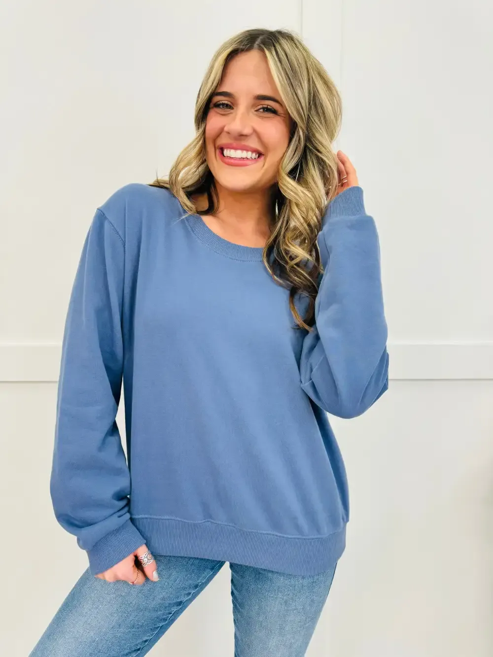 REG/CURVY MOCO Exclusive Basic Babe Pullover- Multiple Colors!