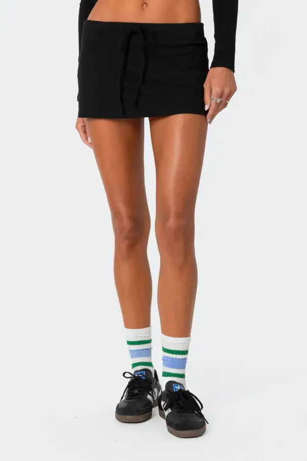 Bayside Slitted Micro Skort