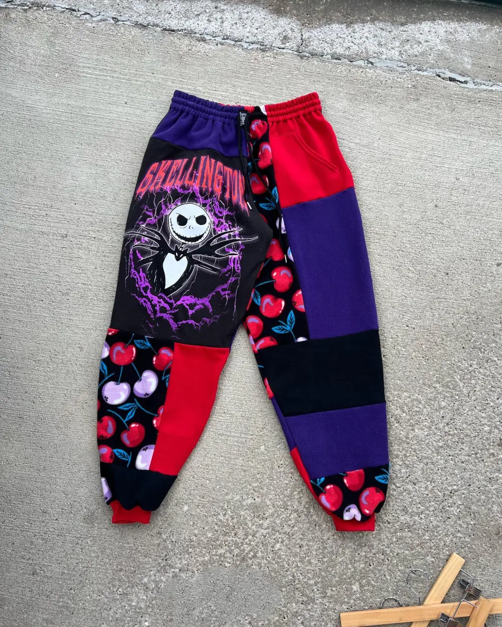 Navy sweatpants how perfect and cozy piece for your Halloween day