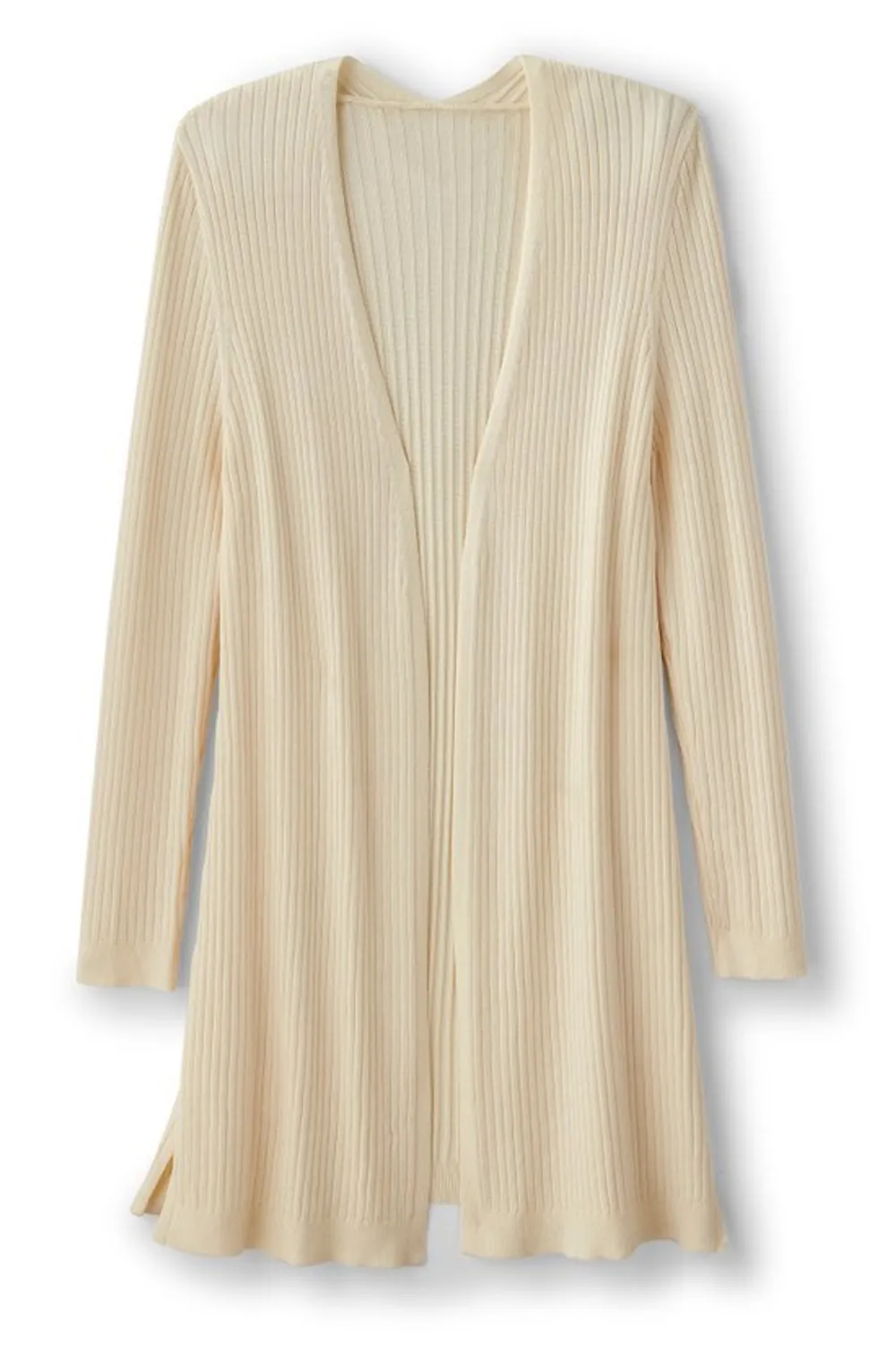 Soft Essential™ Ribbed Long Cardi