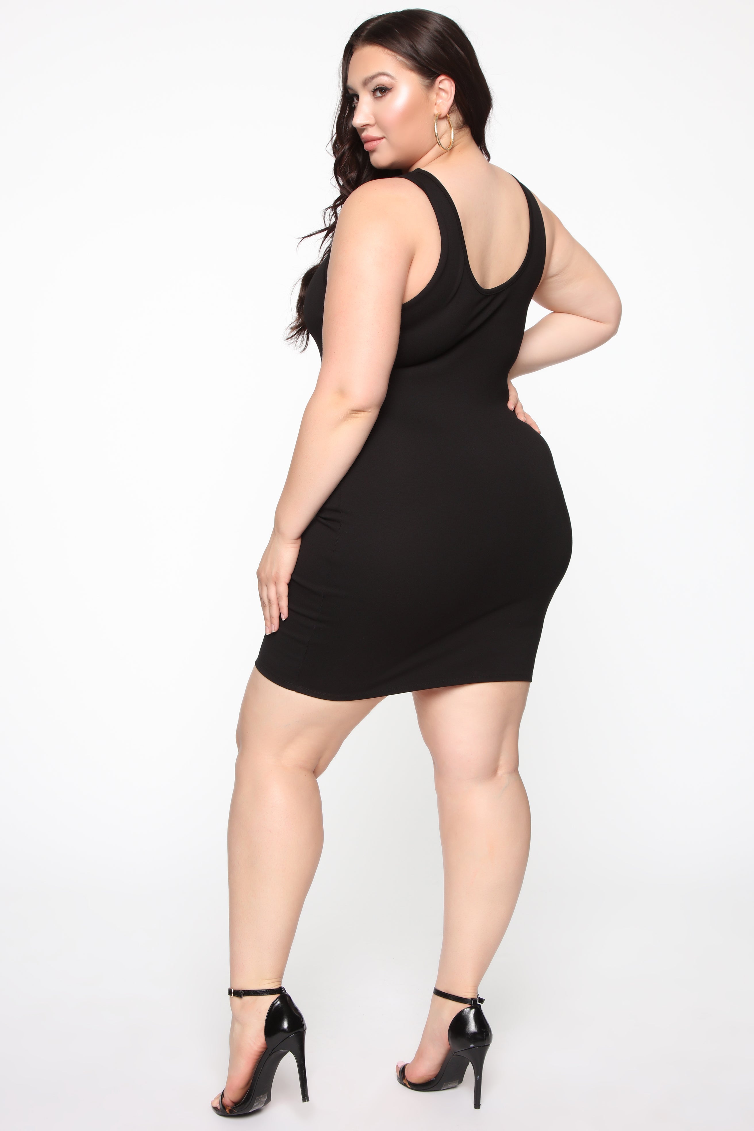 Jules Body Sculpting Mini Dress - Black