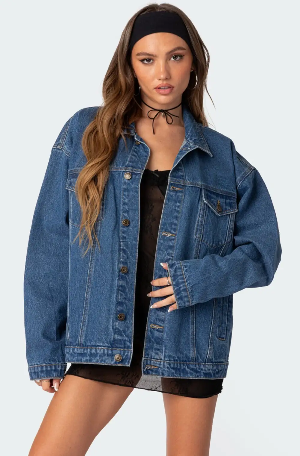 Dalia Oversized Denim Jacket