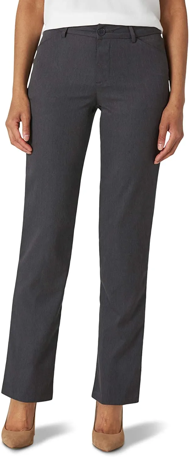 Women's Wrinkle Free Relaxed Fit Straight Leg Pant