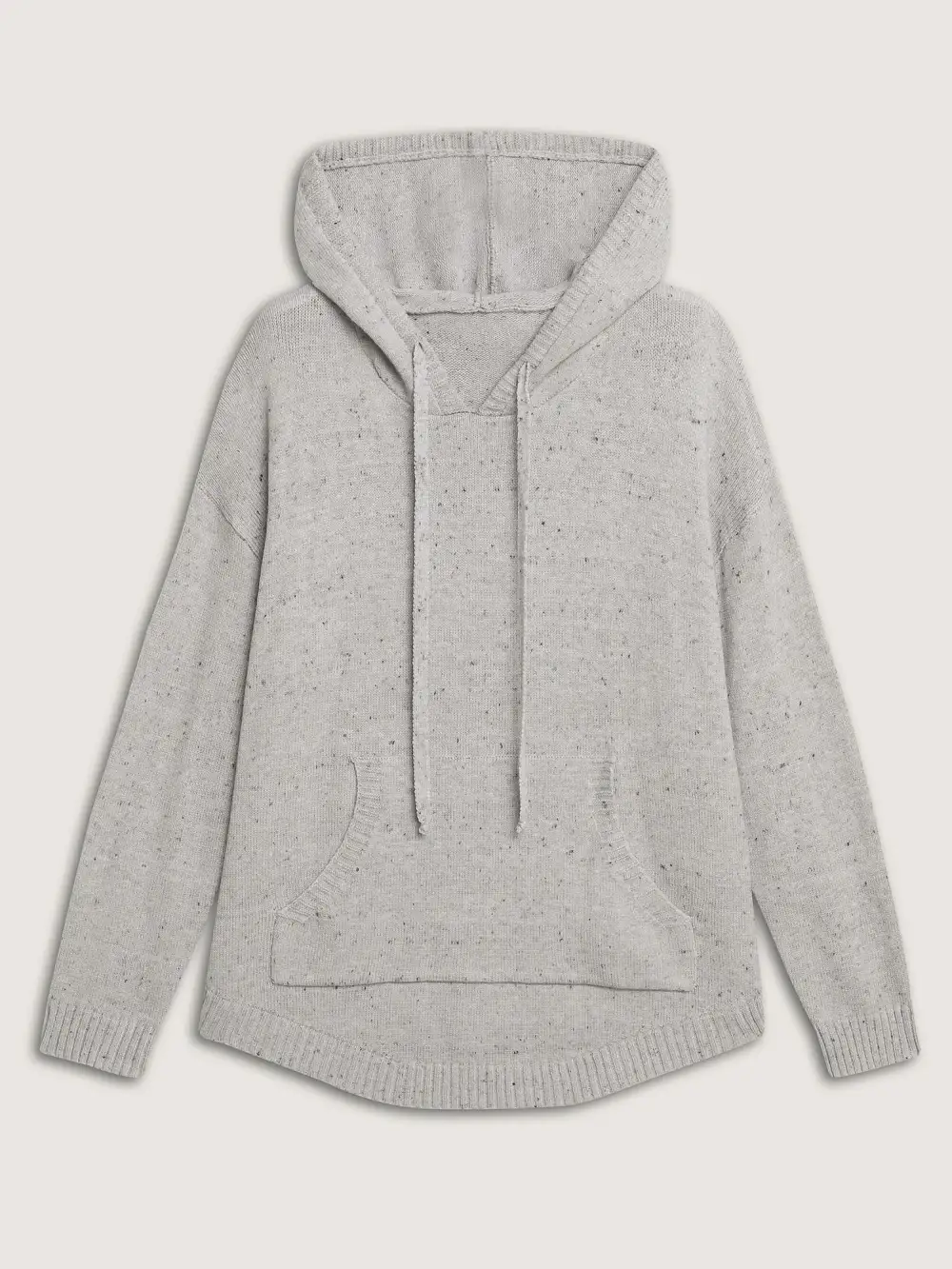 Heather Pocket Curvy Hem Pullover