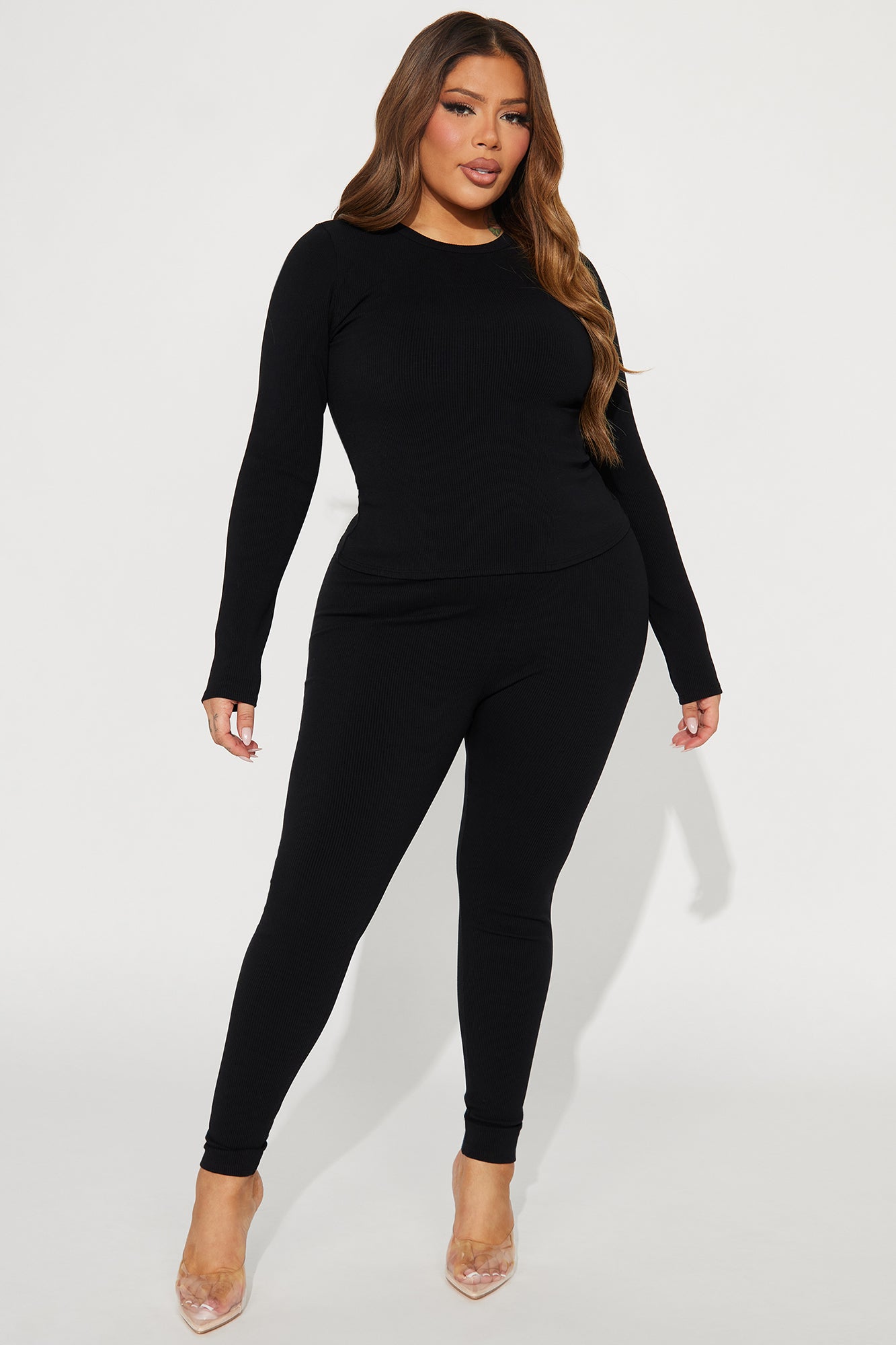 Braelynn Snatched Pant Set - Black