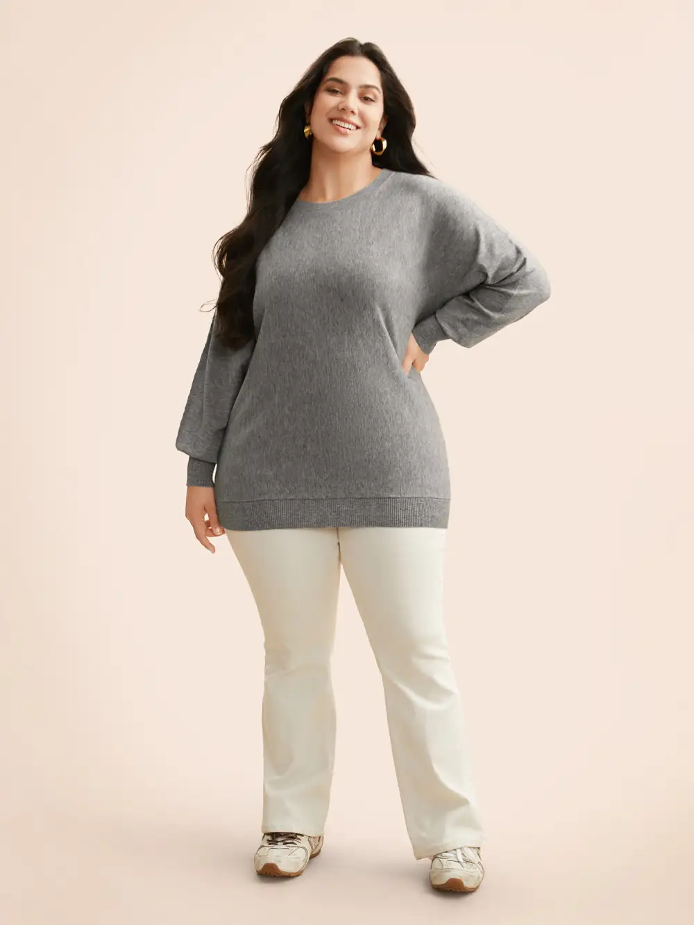 Supersoft Essentials Dolman Sleeves Pullover