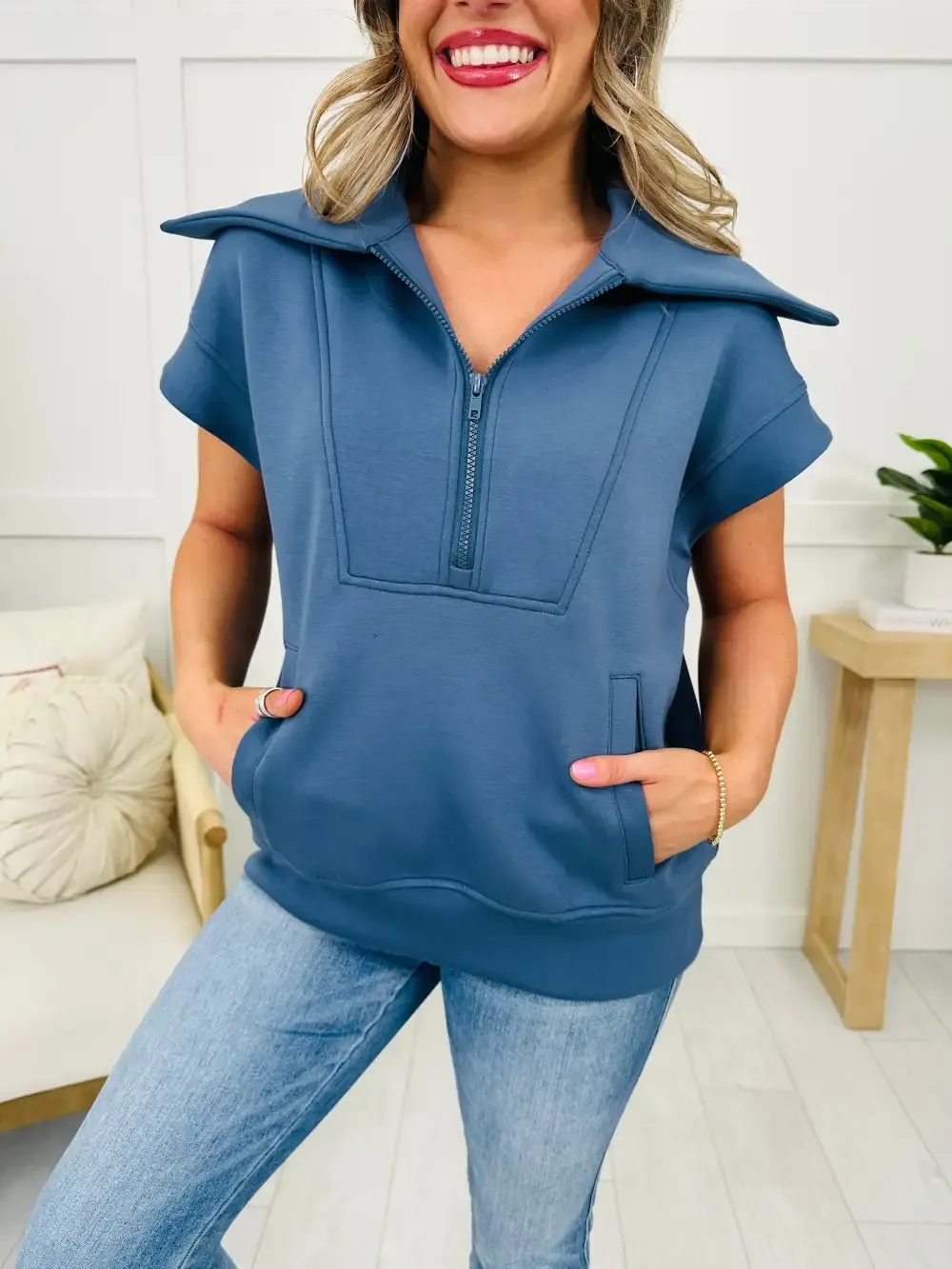 Super Scuba Short Sleeve Pullover- Multiple Colors!