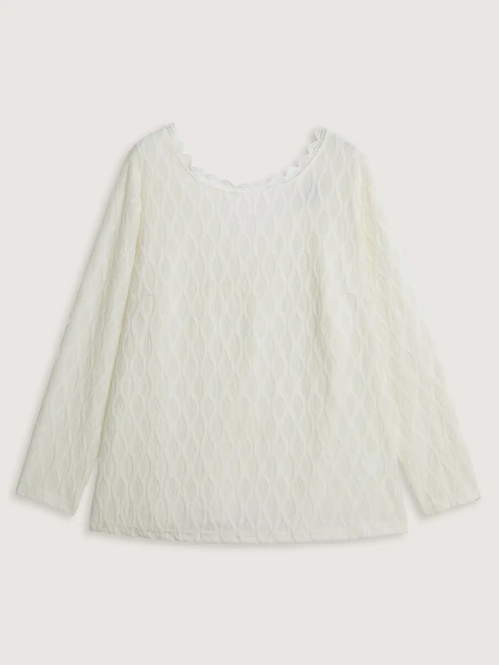 Stretchy Textured Back Bowknot Cut-Out Top