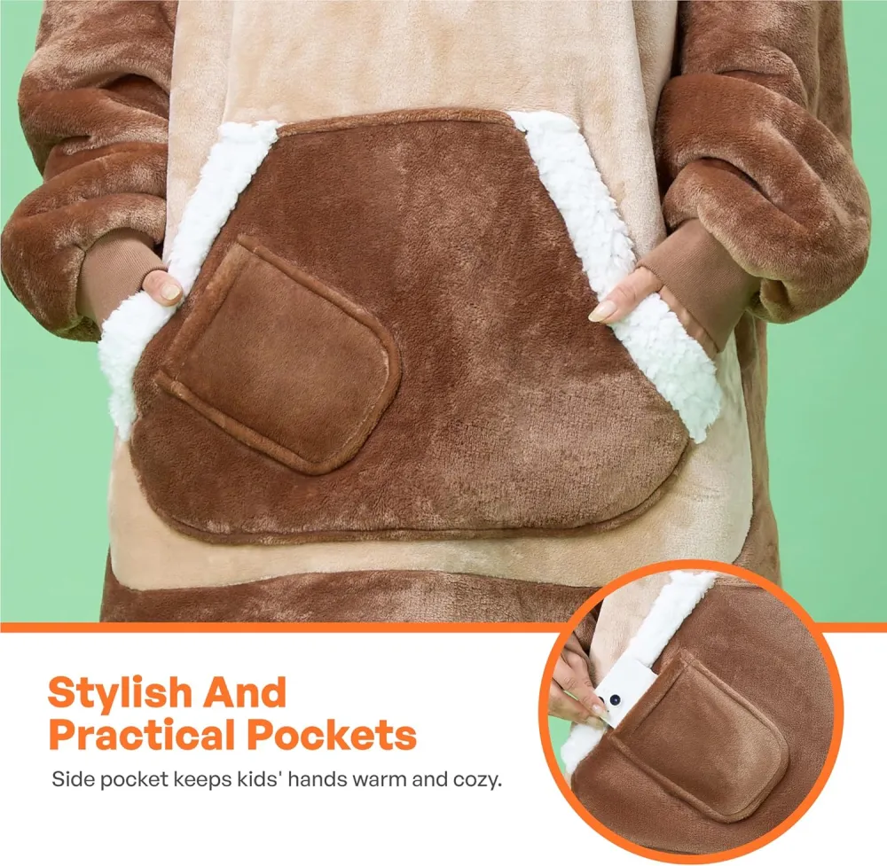 Panda Wearable Blanket Hoodie