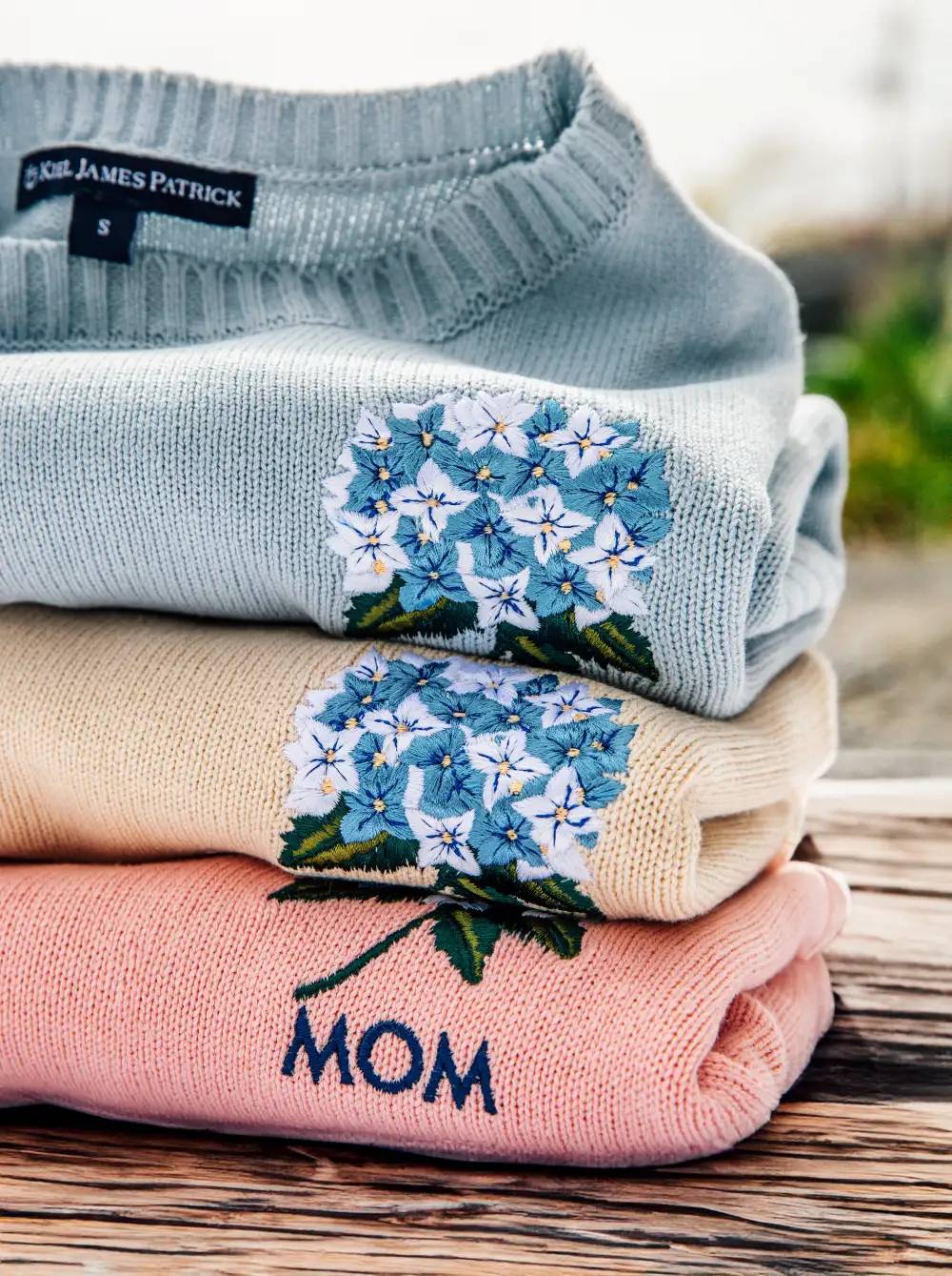 Hydrangea  Monogram Sweater