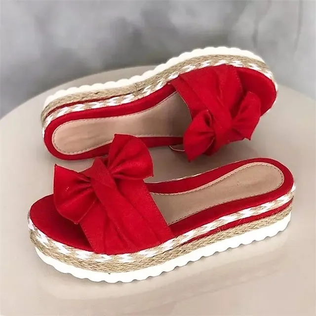 Women's Sandals Slippers Boho Bohemia Beach Espadrilles Platform Sandals Outdoor Daily