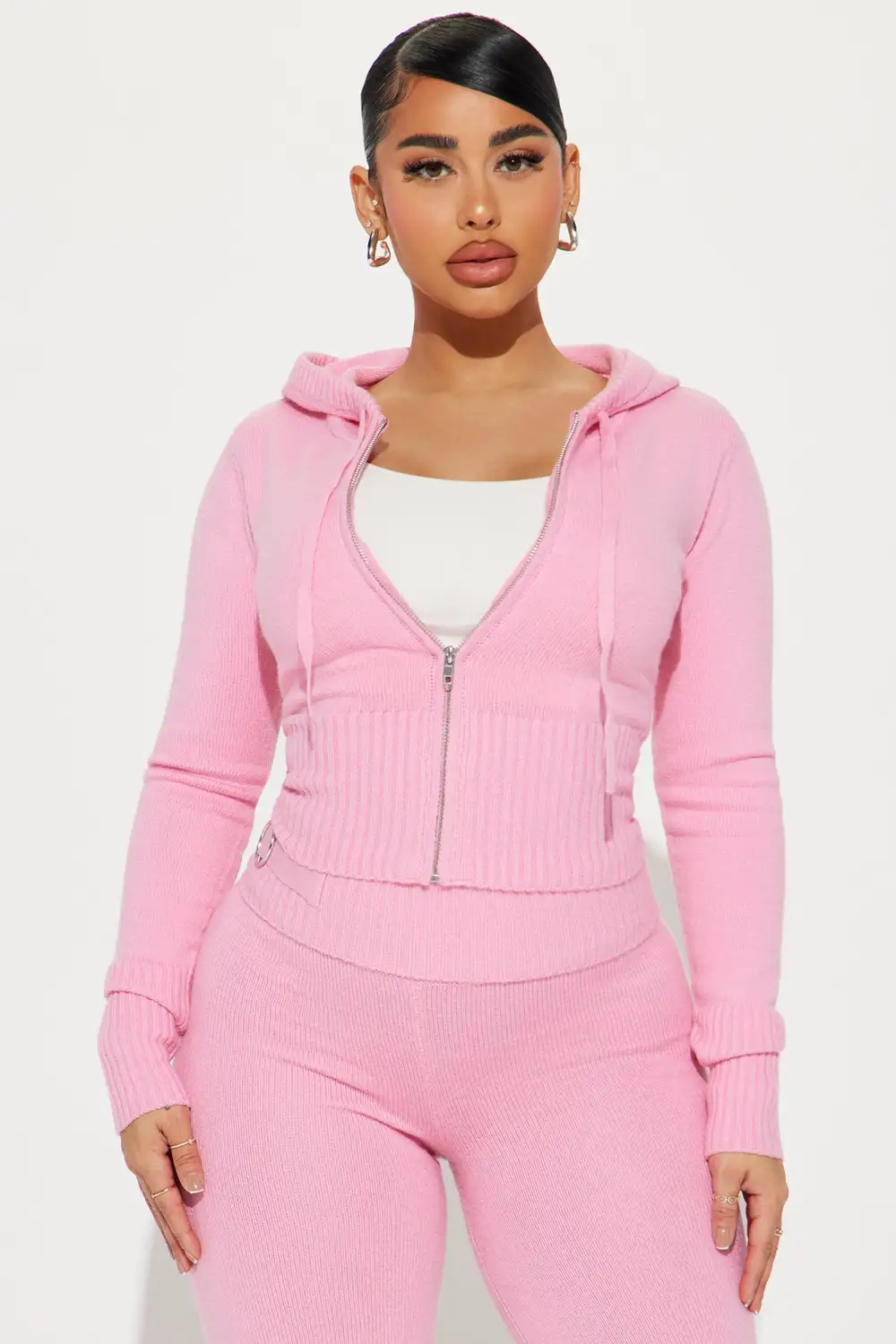 Lana Sweater Pant Set - Pink