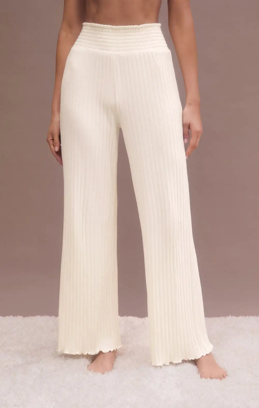 Dawn Smocked Rib Pant