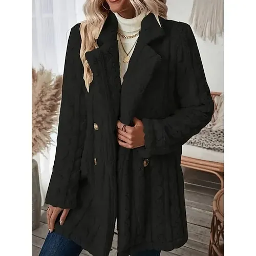 Women's Fleece Jacket Casual Jacket Hoodie Jacket Comfortable Breathable Zipper Pocket Casual Solid Color Vacation Street Casual Daily Wear Zipper Regular Hooded Regular Fit Long Sleeve Outerwear