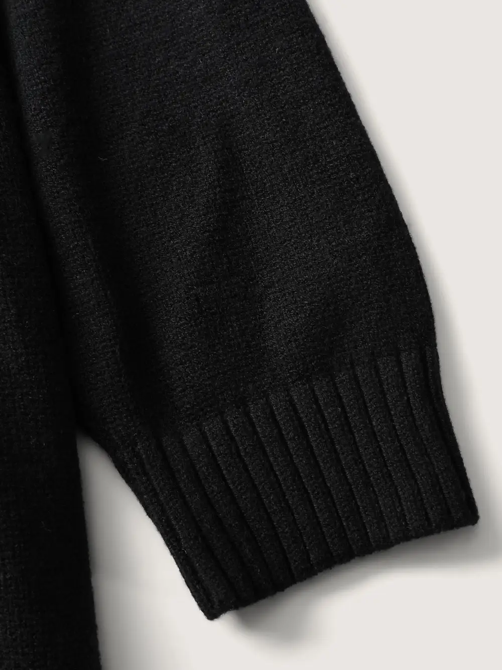 Large Flower Jacquard Pattern Pullover