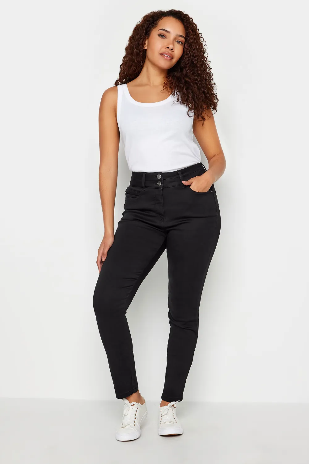 M&Co Black Lift & Shape Slim Leg Jeans