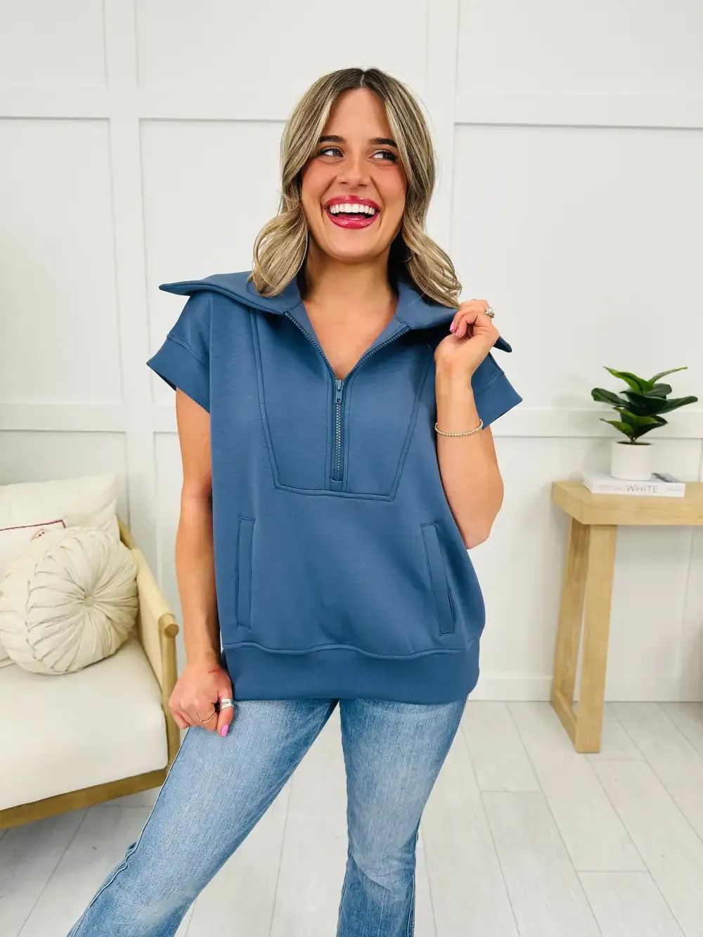 Super Scuba Short Sleeve Pullover- Multiple Colors!