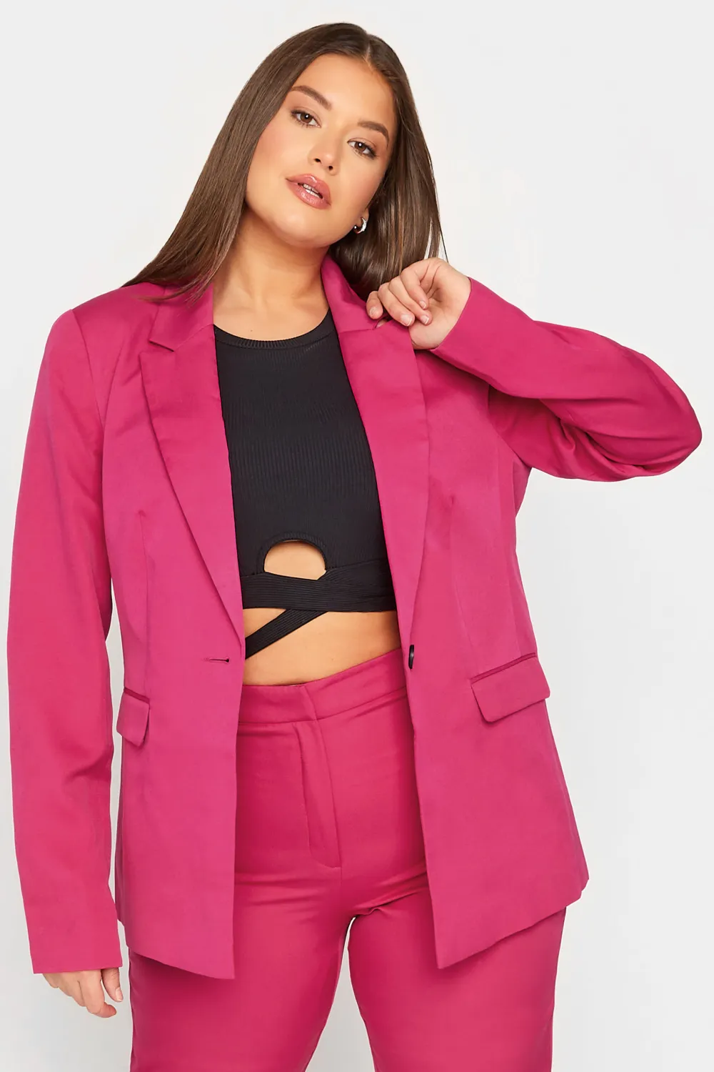LTS Tall Bright Blue Tailored Blazer