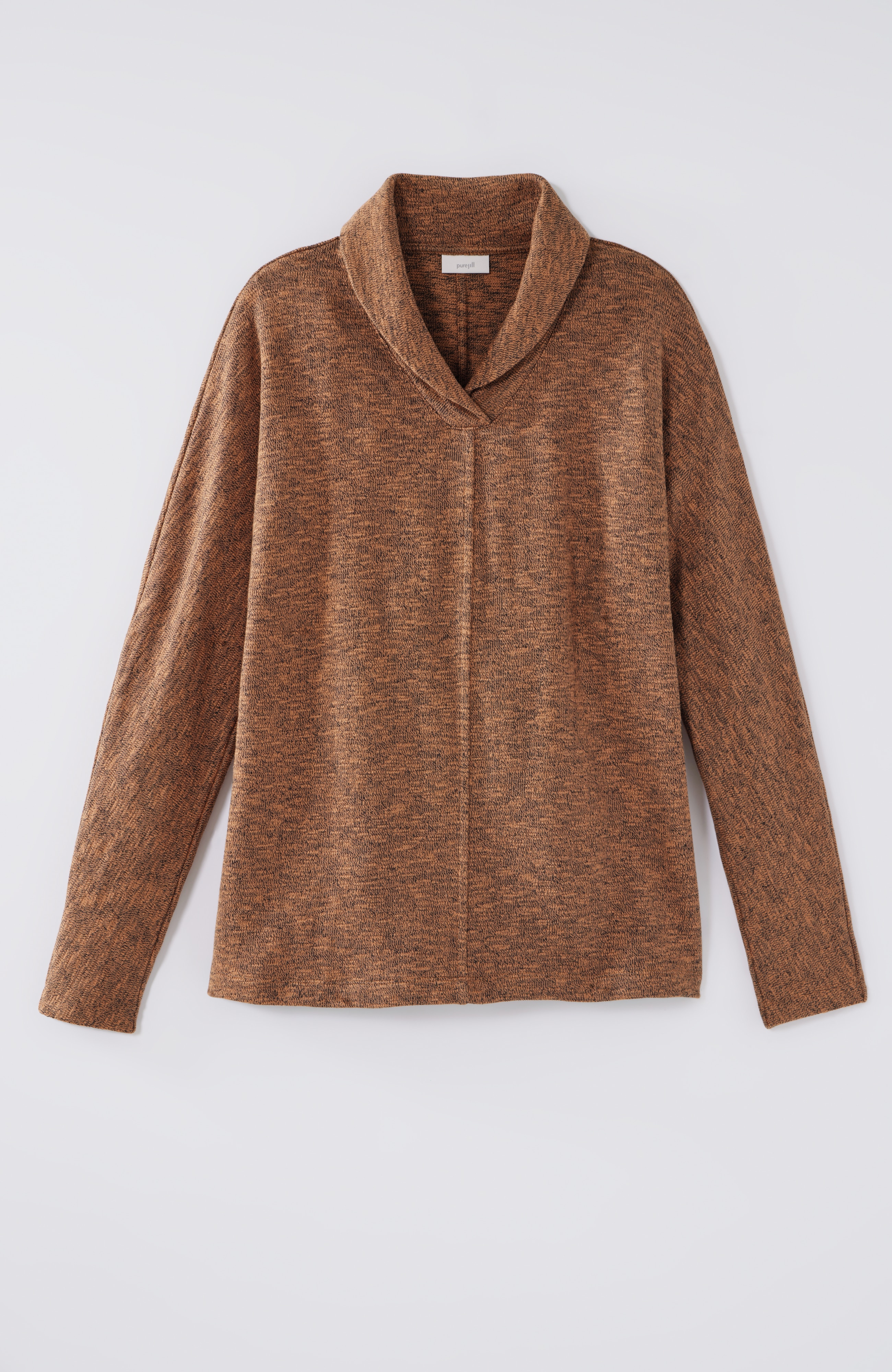 Pure Jill Shawl-Collar Dolman Top