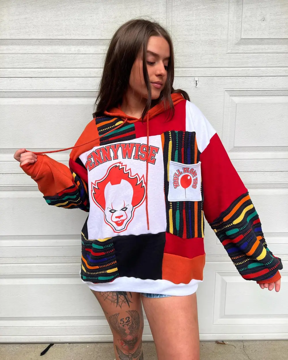 Red hoodie sweatshirts how perfect and cozy piece for your Halloween day