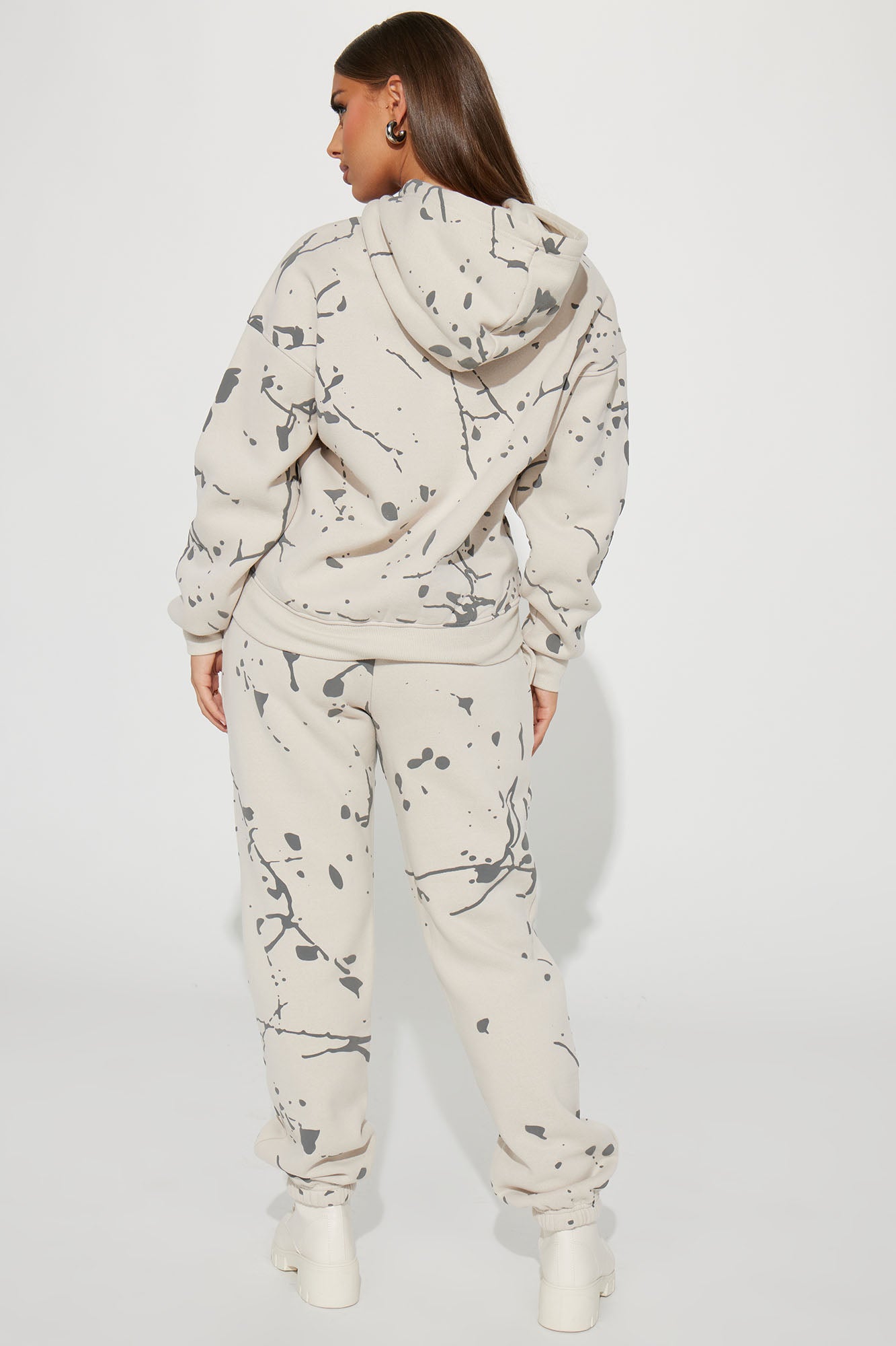 Paint Life Sweatsuit - Taupe