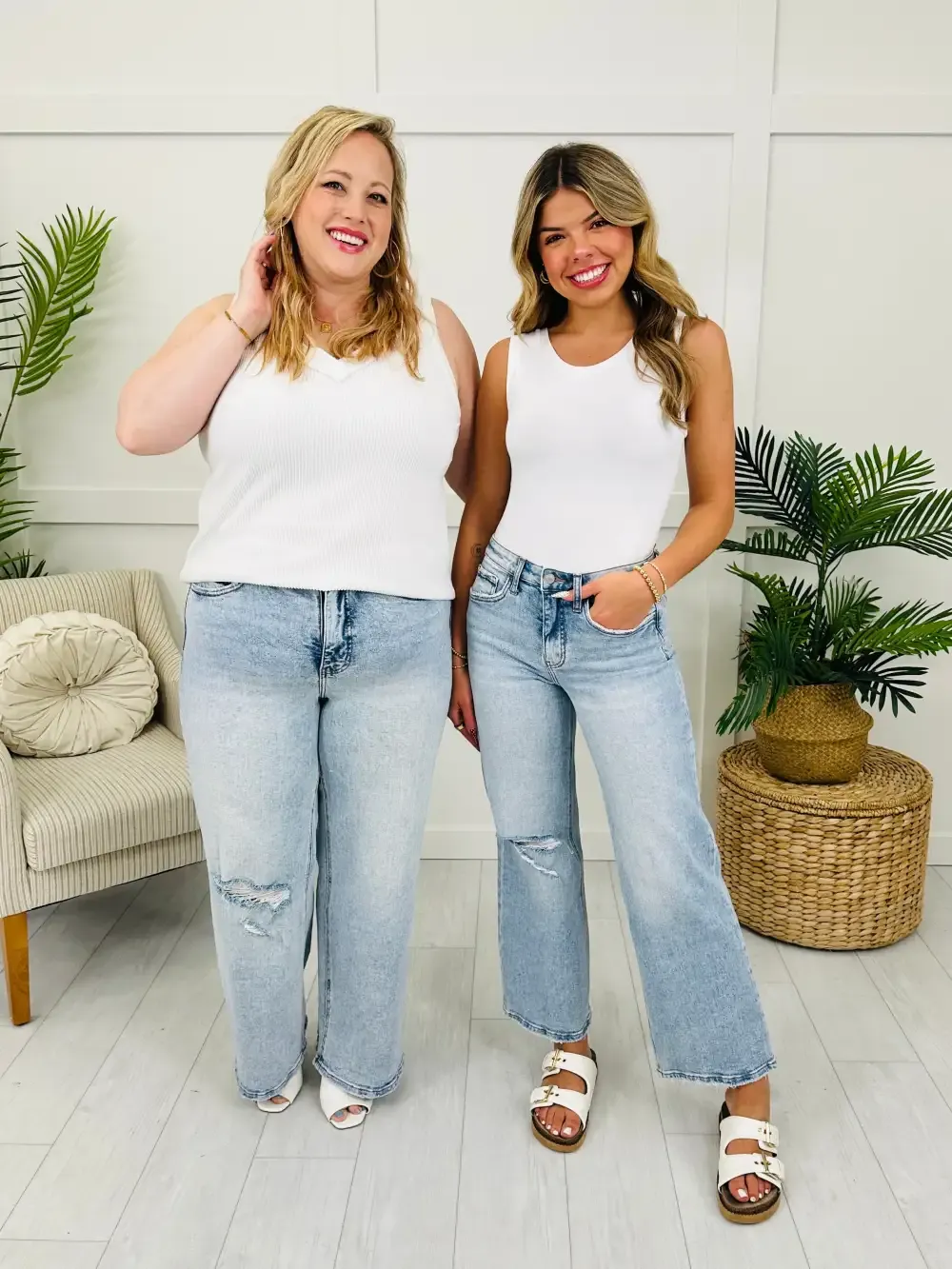 Lovervet On The Edge Wide Leg Jeans