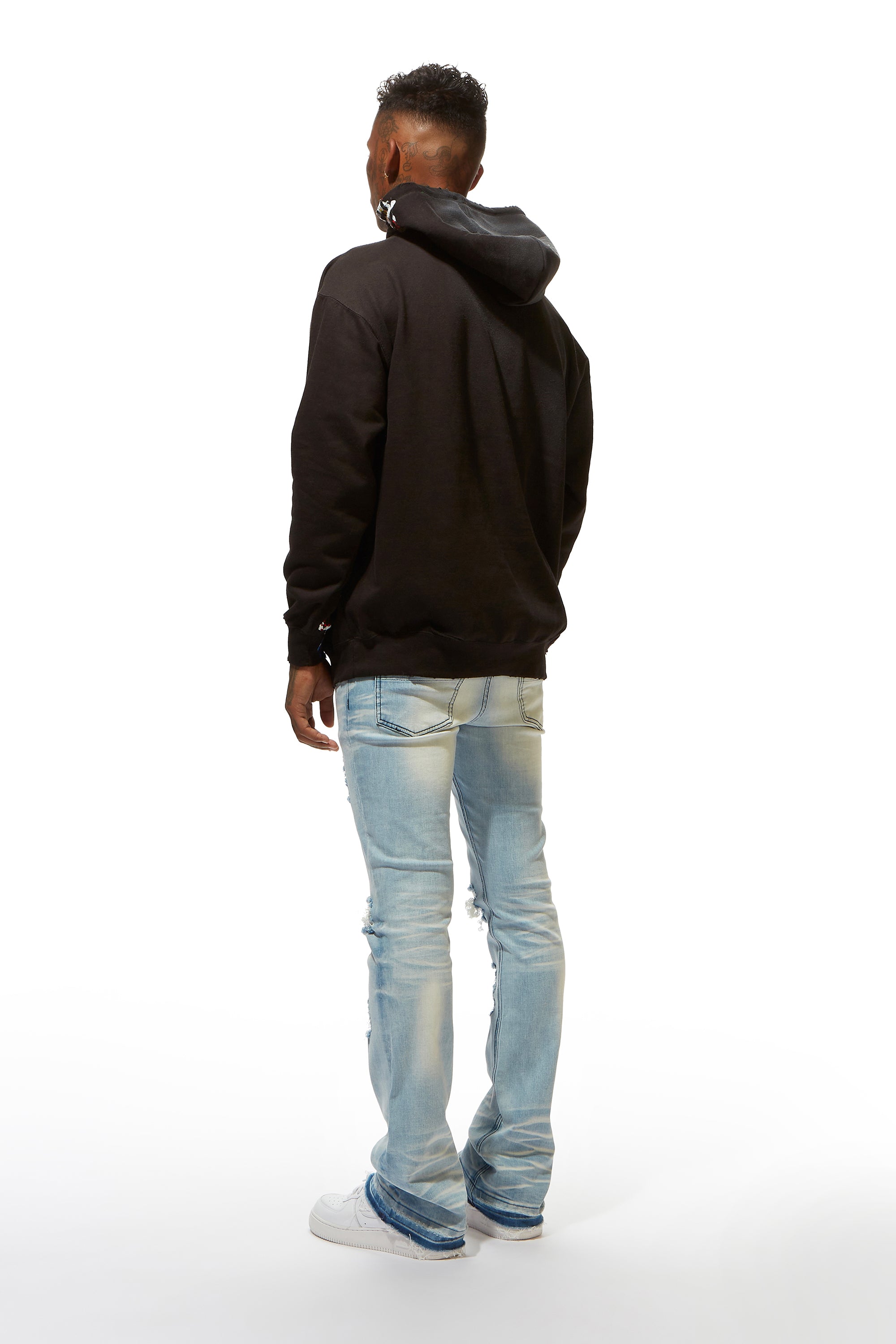 Rockstar Art Dist. Black Graphic Hoodie