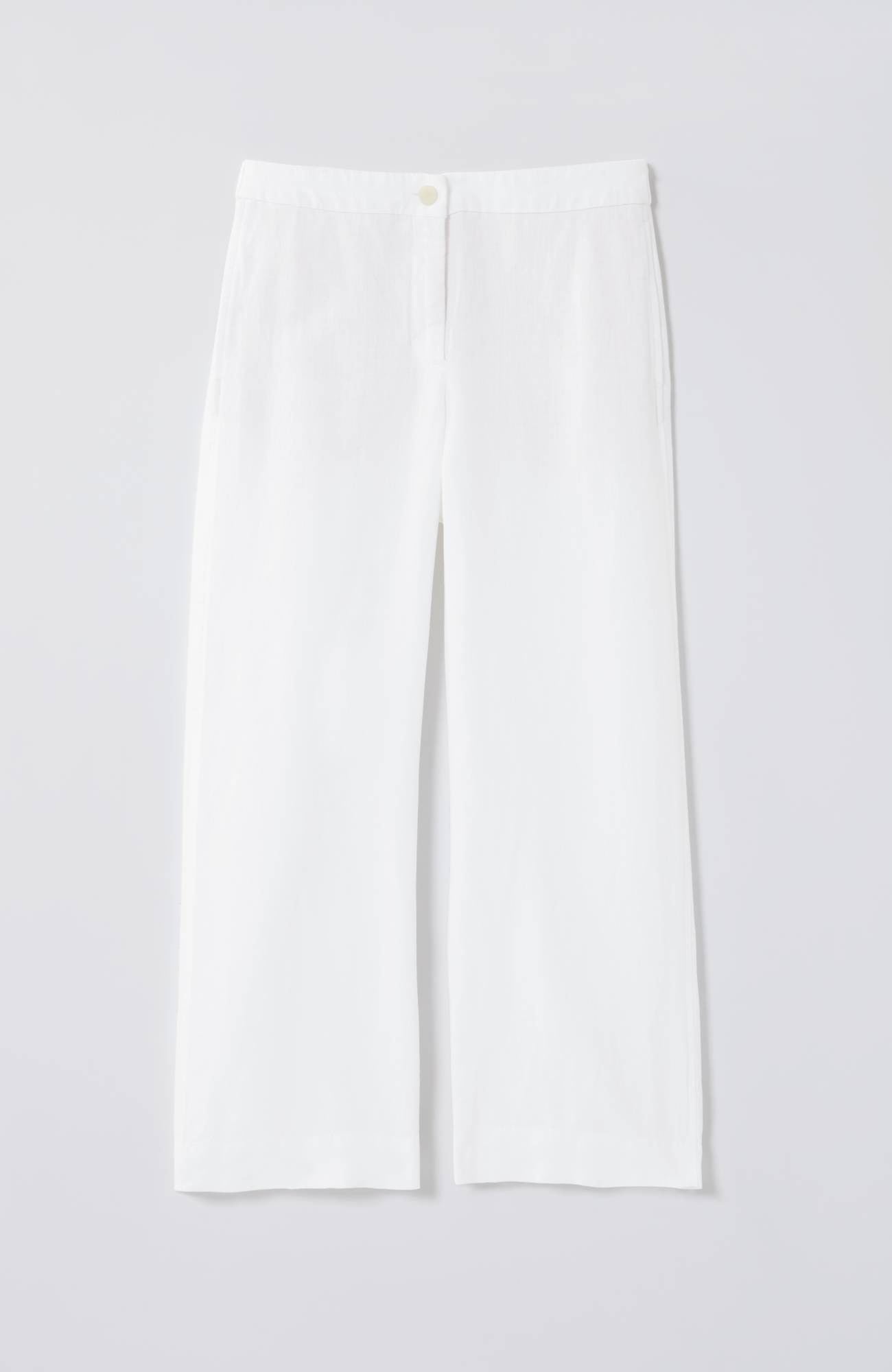Easy Linen Wide-Leg Crops