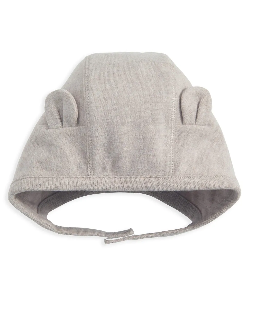Bear Ear Hat & Mittens Set - Sand