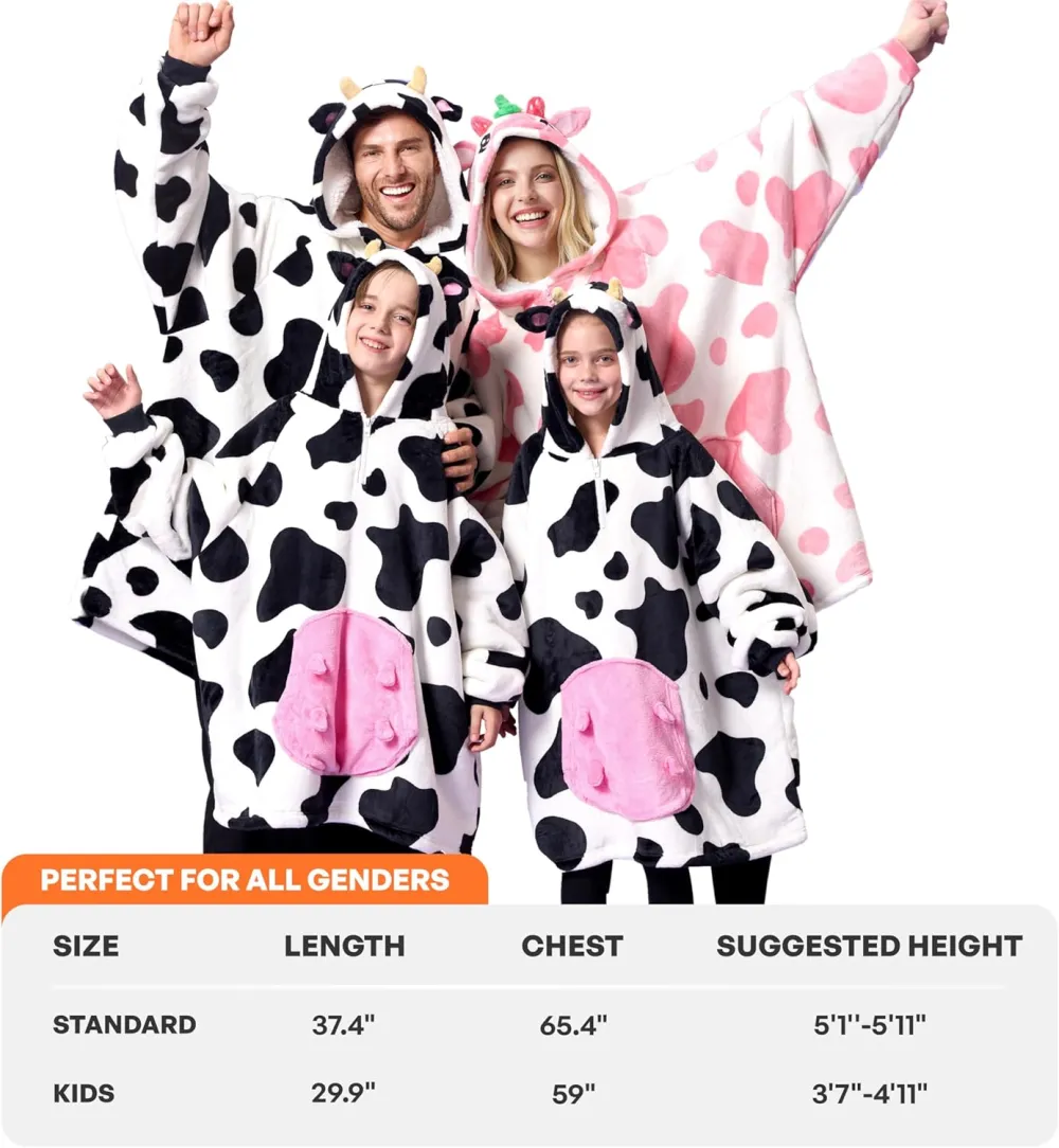 Panda Wearable Blanket Hoodie