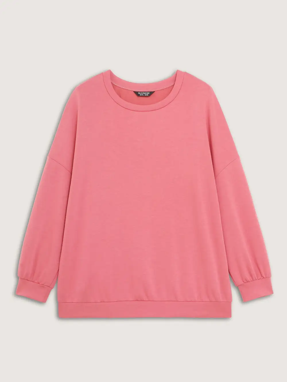 Supersoft Cut-Out Bow Embroidery Sweatshirt