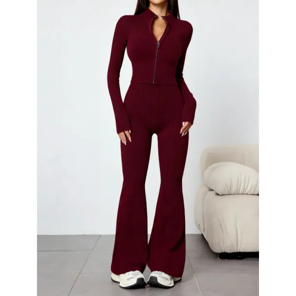 Women's Knitted Two-Piece Set