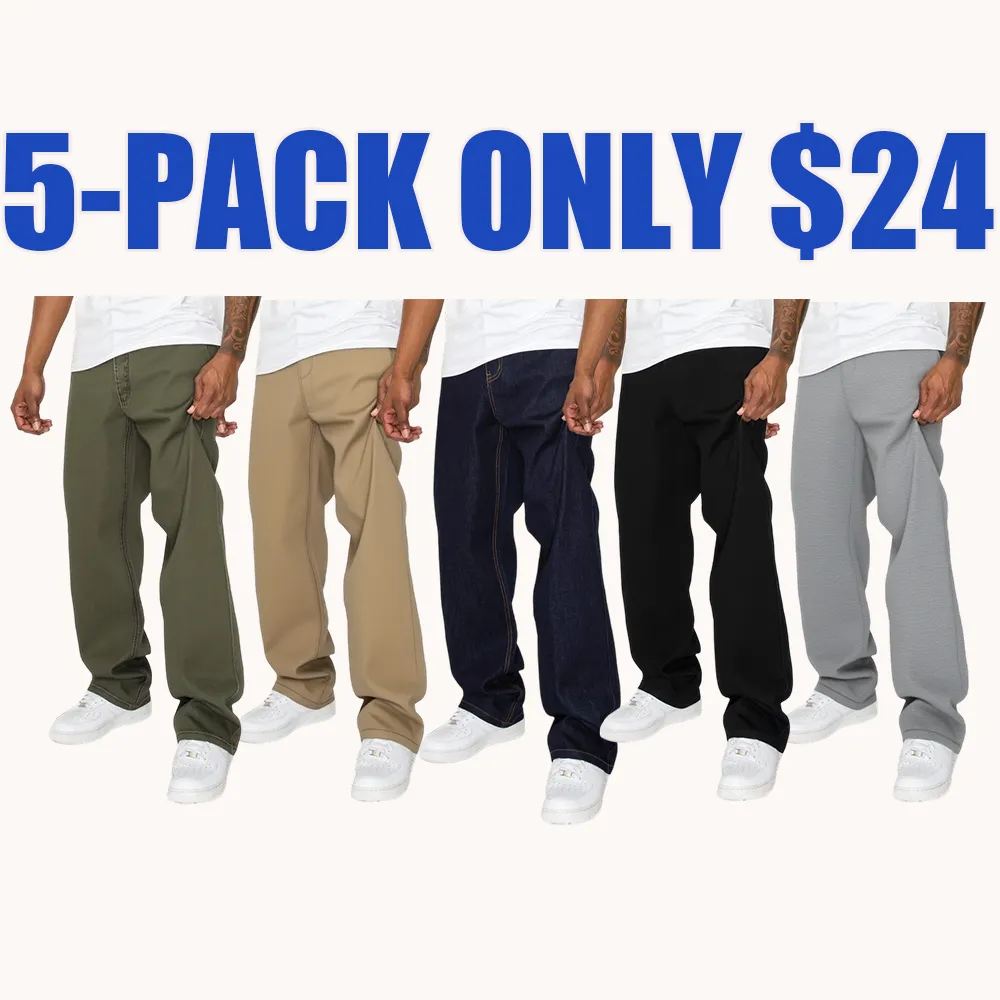 Essential Baggy Raw Denim Jeans Menswear Best Selling Jeans