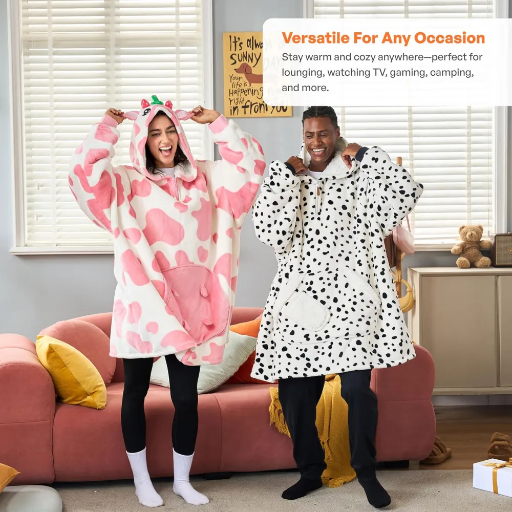 Panda Wearable Blanket Hoodie