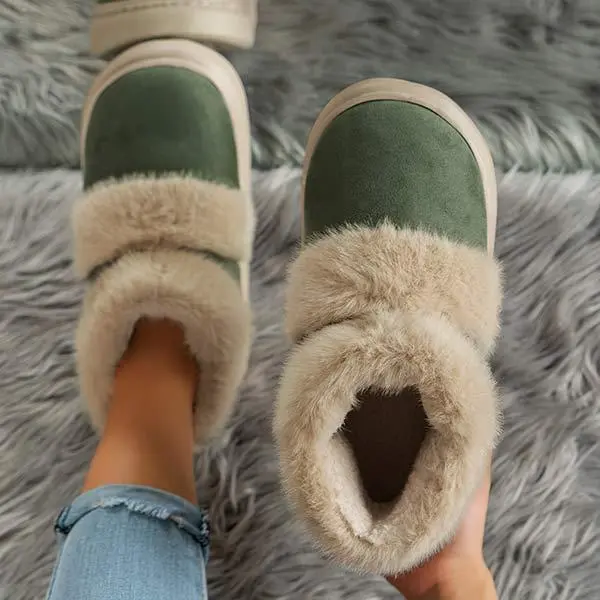 Women's Thick Sole and Insulated Casual Cotton Shoes 93595470C