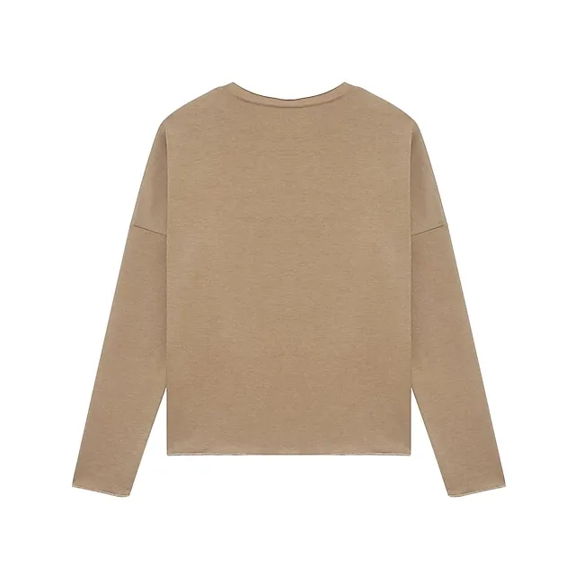 Women's Sweatshirt Pullover Active Vintage Streetwear Print Pink Red Navy Blue Cat touch my coffee i will slap you so hard even google won't be able to find you Loose Fit Daily Sports Round Neck Long